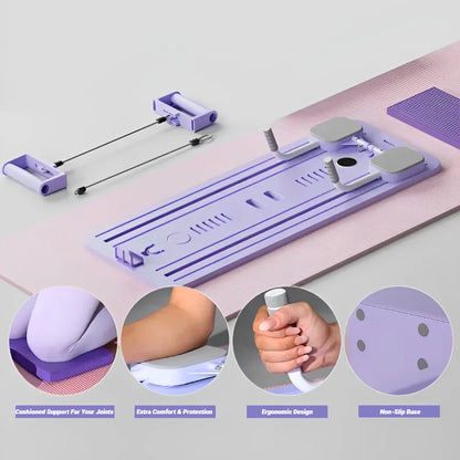 ABSolutt Pilates Board: Tabla Multifuncional 7 en 1 para Pilates en Casa