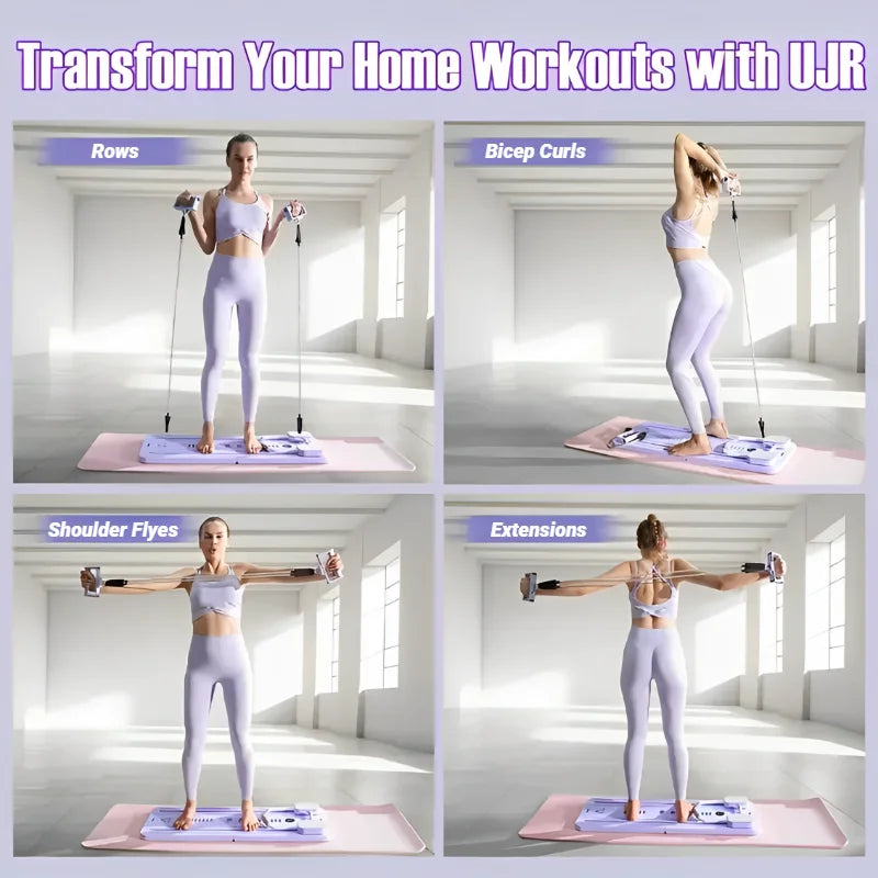 ABSolutt Pilates Board: Tabla Multifuncional 7 en 1 para Pilates en Casa