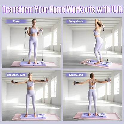 ABSolutt Pilates Board: Tabla Multifuncional 7 en 1 para Pilates en Casa